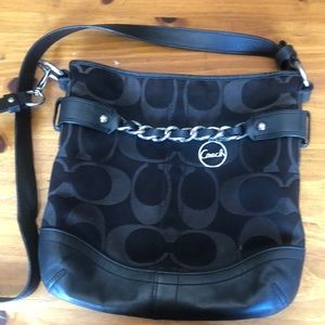 Black coach bag